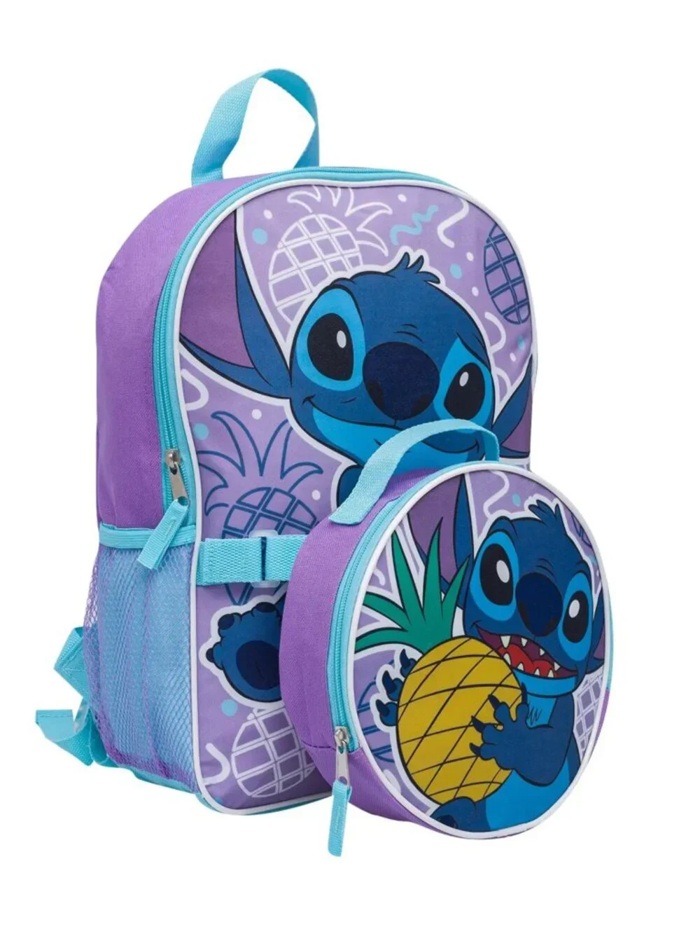 Disney Stitch Backpack and Lunch Bag 2 Piece Set